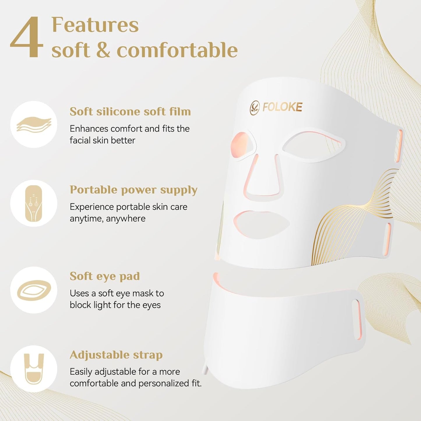 NEWORA® LED Light Therapy Mask Skin Care 7-Color LED– Professional Skincare Anytime, Anywhere