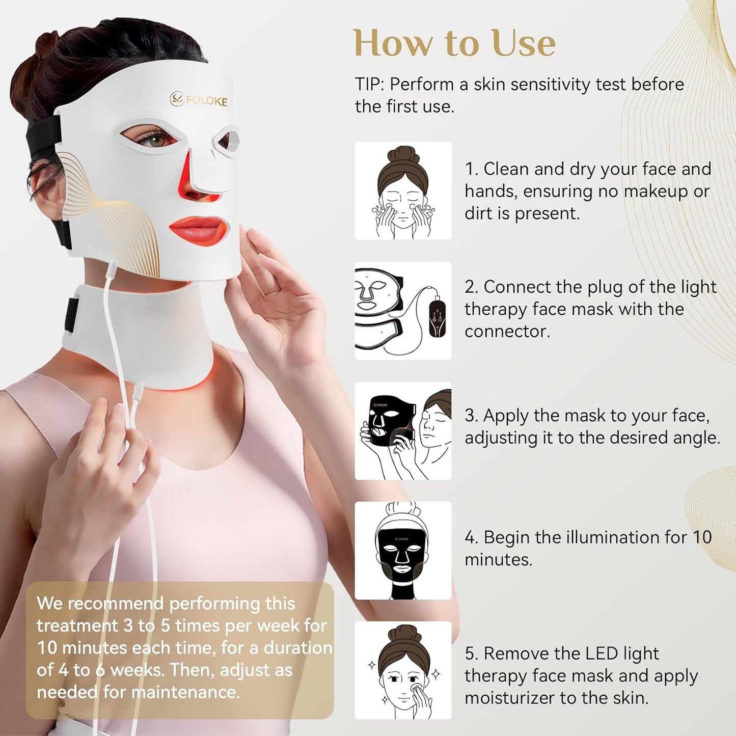 NEWORA® LED Light Therapy Mask Skin Care 7-Color LED– Professional Skincare Anytime, Anywhere