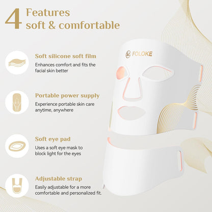 NEWORA® LED Light Therapy Mask Skin Care 7-Color LED– Professional Skincare Anytime, Anywhere